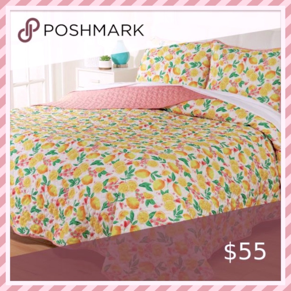 🍋Lemon King Printed Quilt🍋